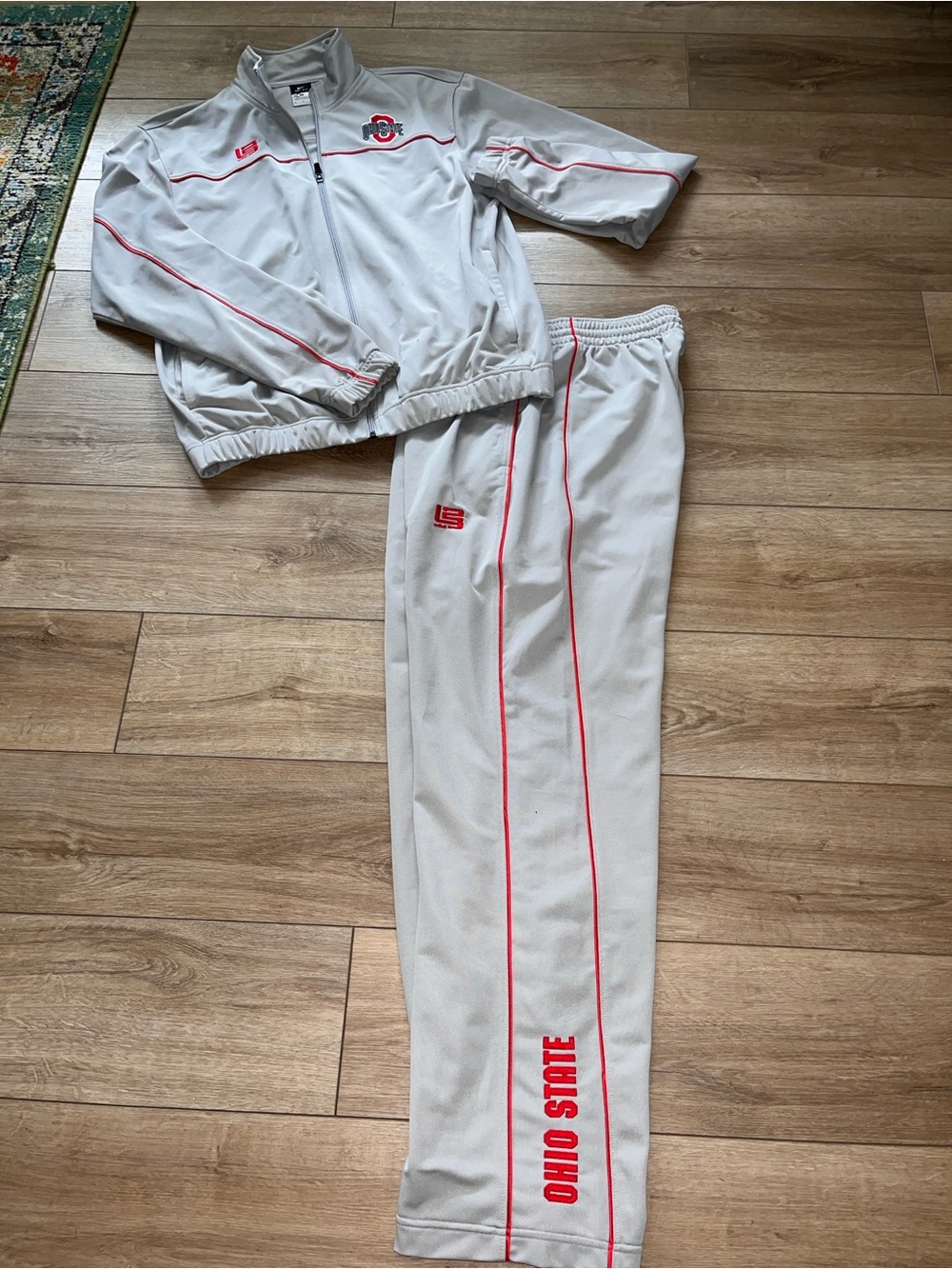 Ohio State Buckeyes Sz M Nike LeBron James LB23 matching two-piece Team Issued